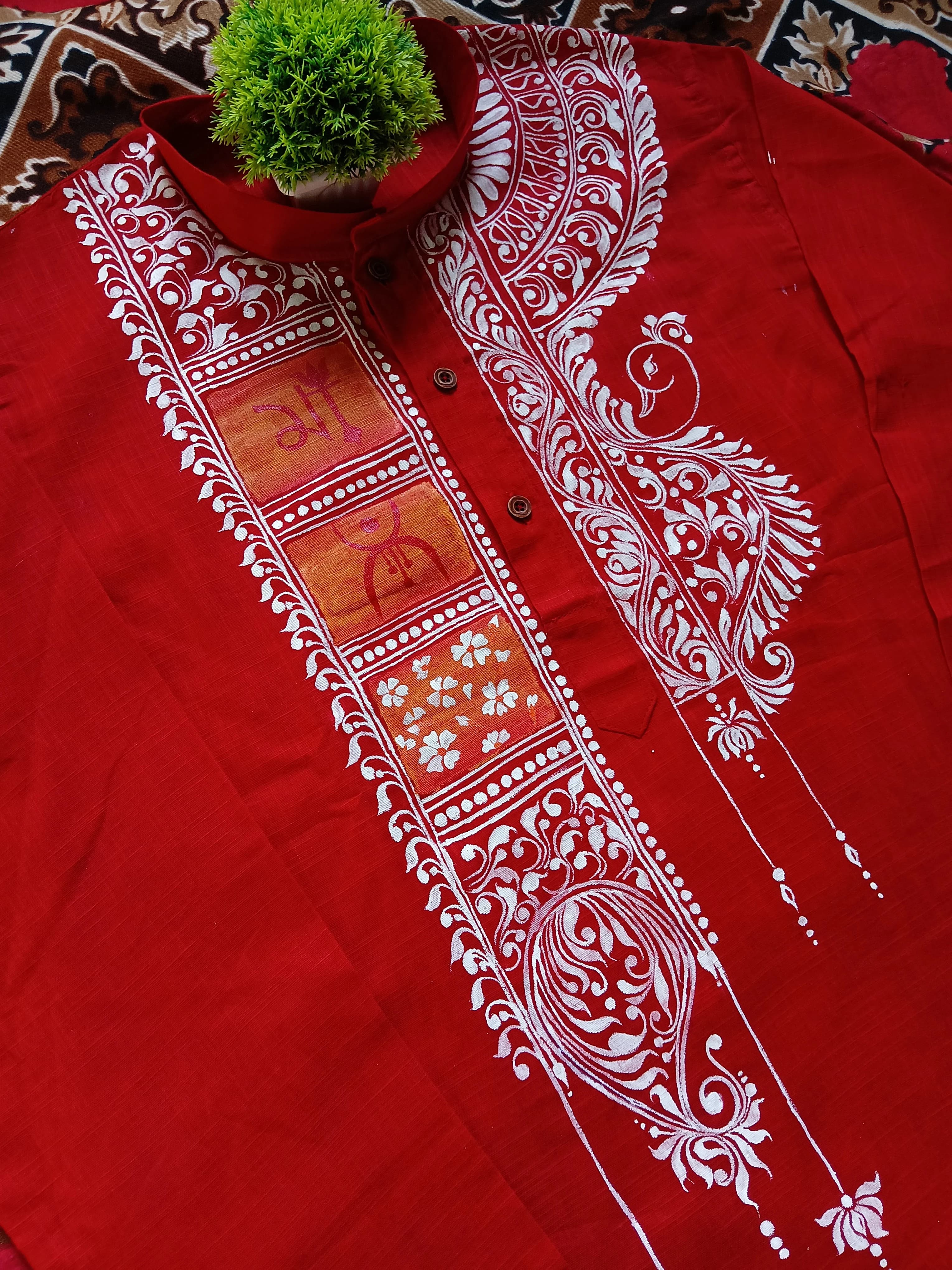 Hand painted kurta 
