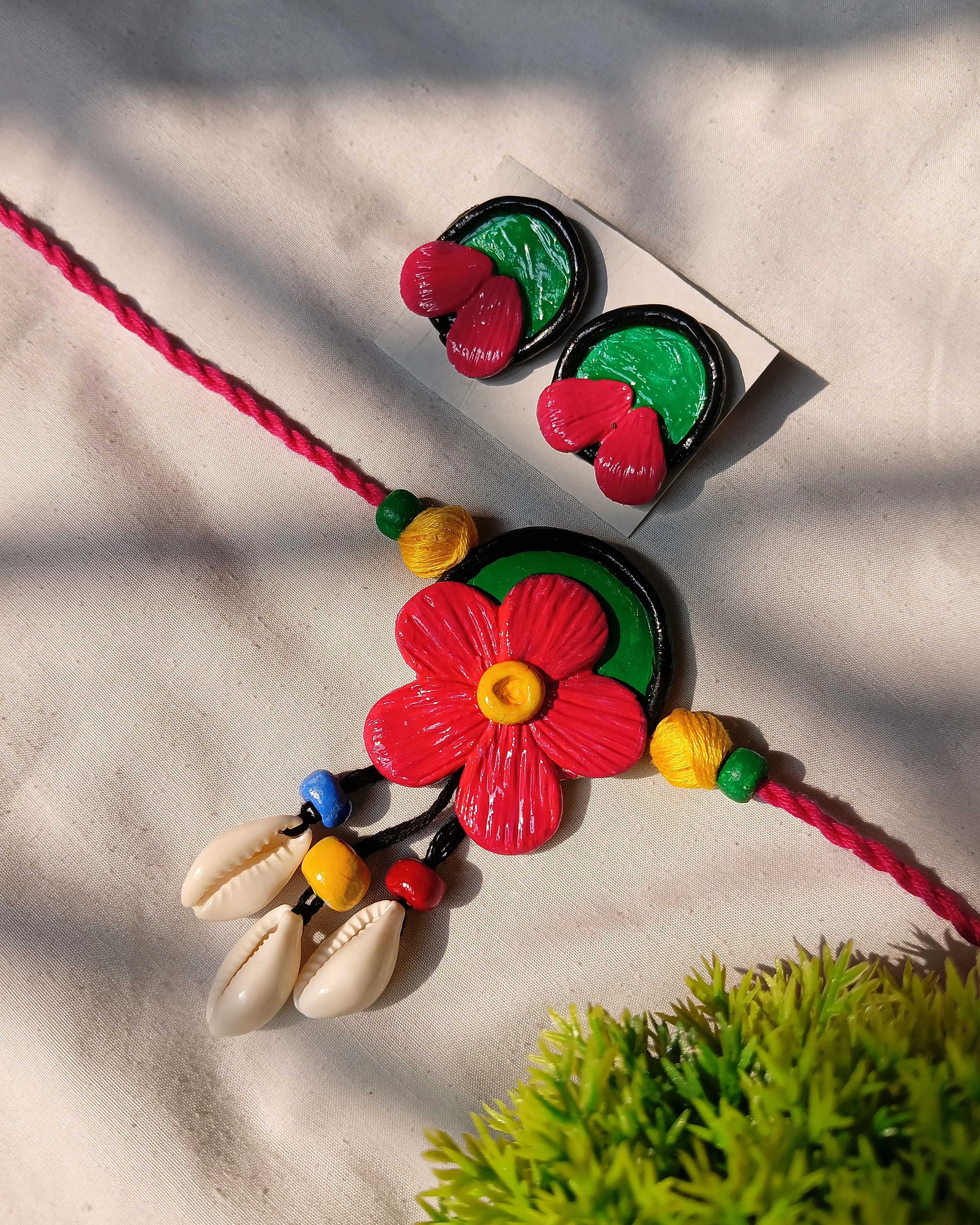 Hand made clay jewelry 
