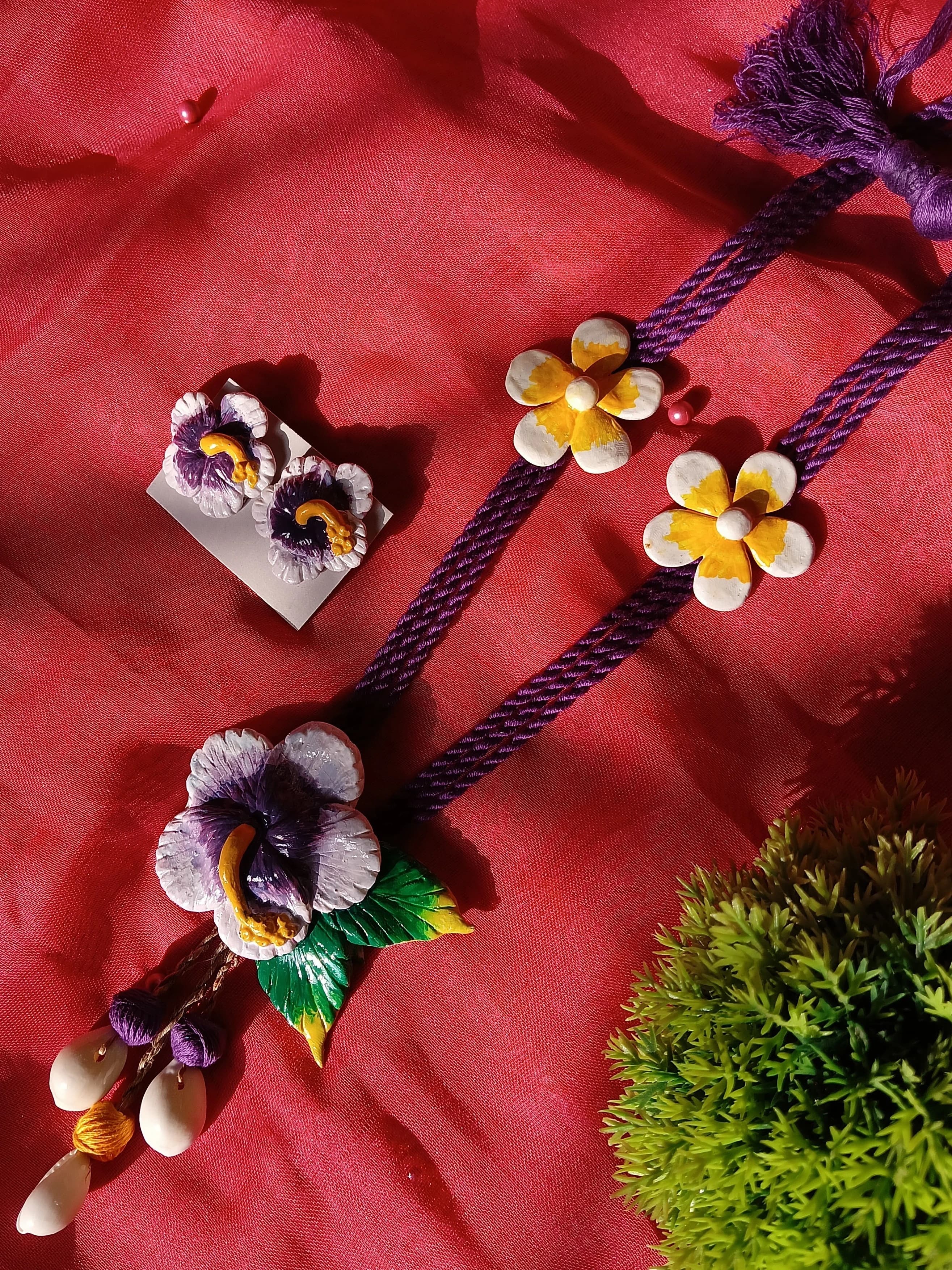 Hand made clay jewelry