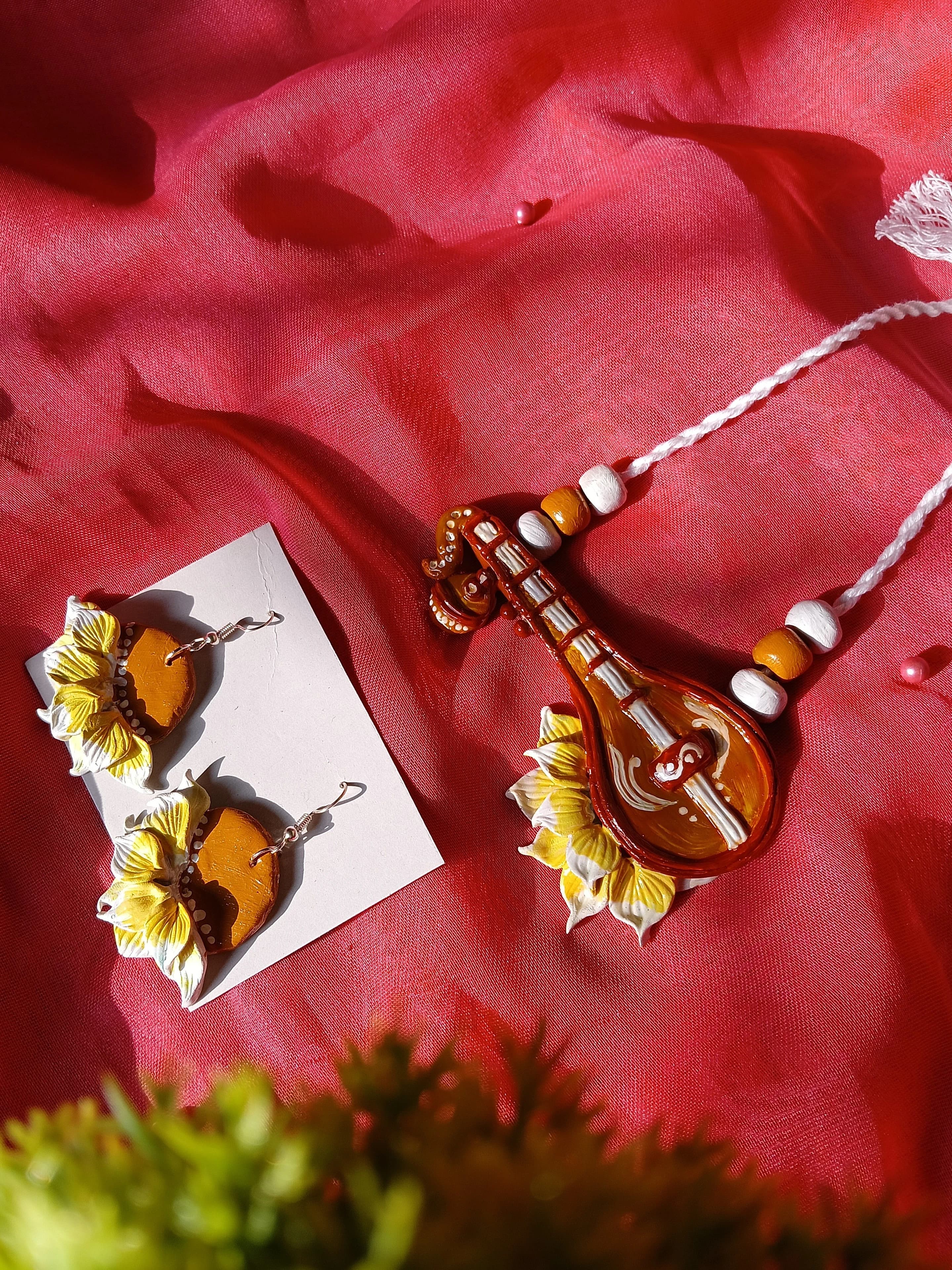 Hand made clay jewelry